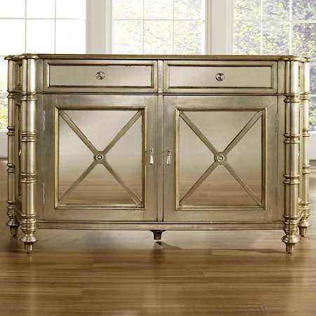 Credenza/Console with Doors and Drawers